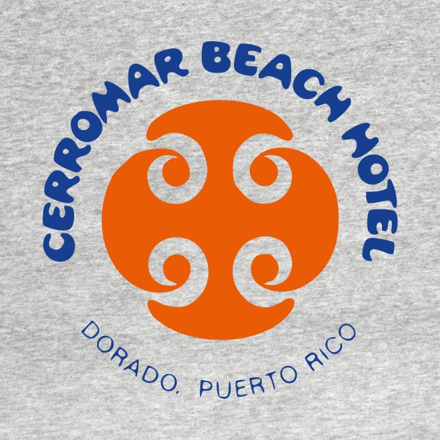 Vintage Puerto Rico Travel Sticker Cerromar Beach Hotel Dorado Puerto Rico Vintage Travel Retro Luggage Label Caribbean Resort by Yesteeyear